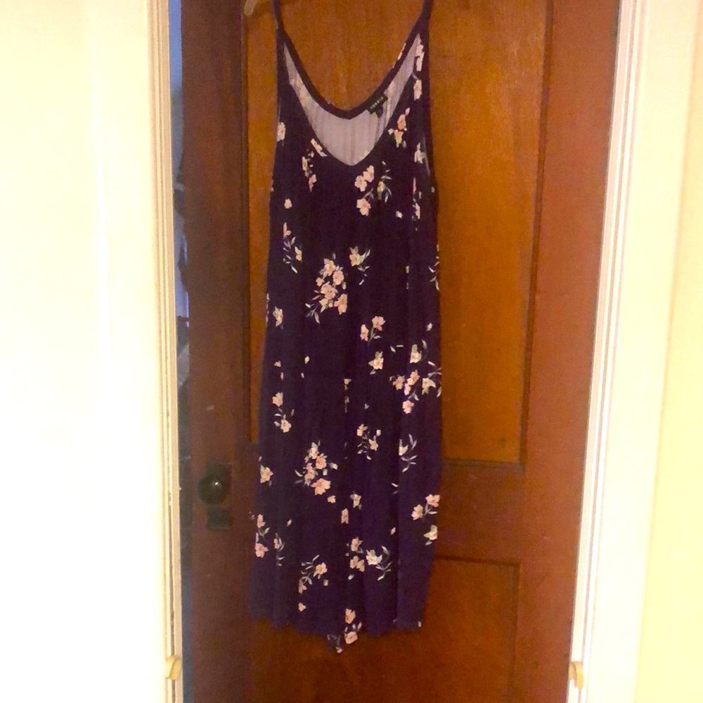 torrid Purple Floral Spaghetti-Strap Romper
